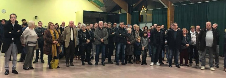Le public présent lors des vœux de la municipalité de Pougues-les-Eaux le vendredi 11 janvier 2019 