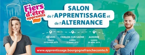 Affiche du Salon de l'apprentissage et de l'alternance à Nevers le 9 février 2019