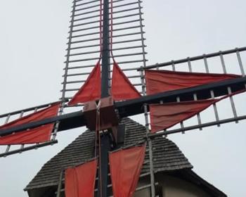 Les ailes du Moulin des Éventées à Saint-Pierre le Moûtier