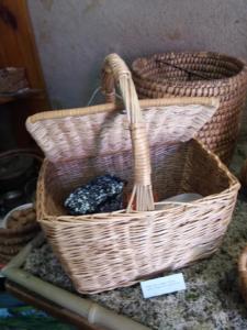 Panier en osier au Musée de l'élevage et du charolais à Moulins-Engilbert