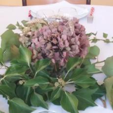 fleurs sur table