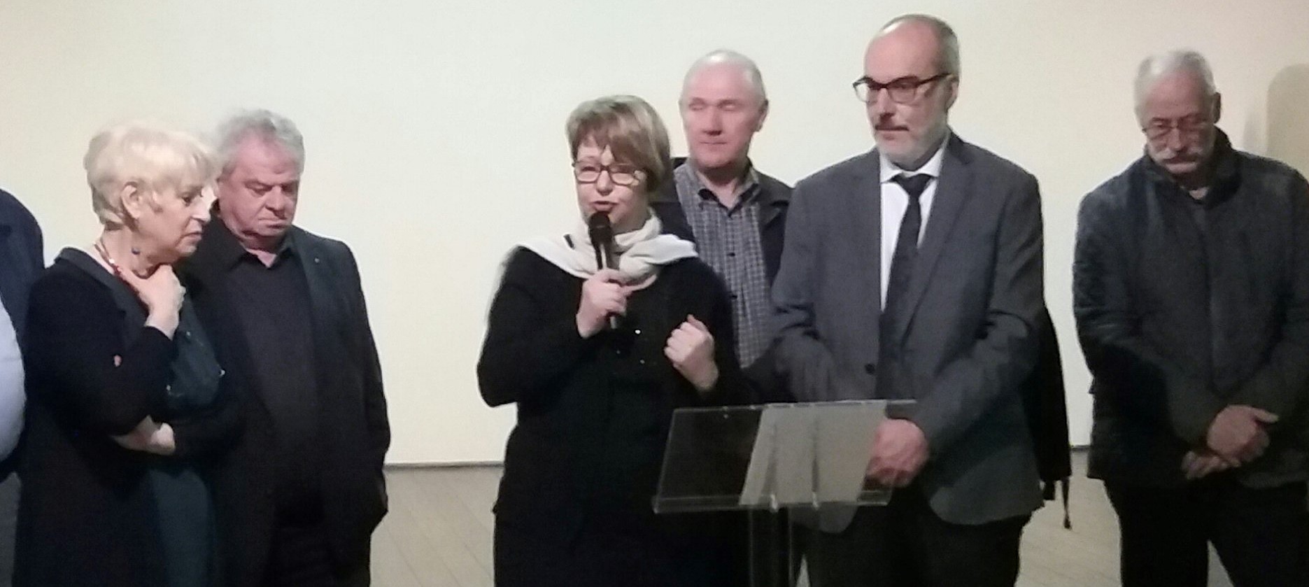 Nadia SOLLOGOUB lors de son intervention à Saint-Vérain le samedi 25 janvier 2020 à l'occasion des vœux de la municipalité