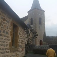 silhouette église