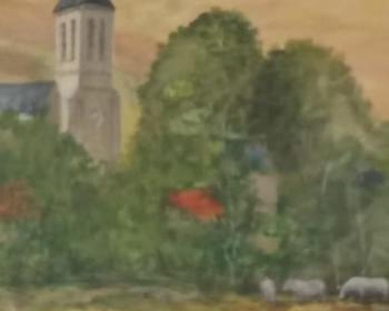 Paysage peint de la commune de Grenois