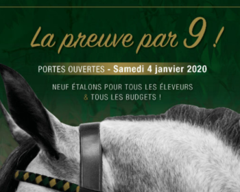 Extrait de l'affiche des portes ouvertes du haras de Cercy-la-Tour du samedi 4 janvier 2020